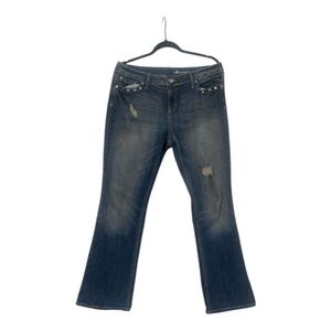 Apartment 9 boot cut Blue Distressed Women's Jeans size 12 R